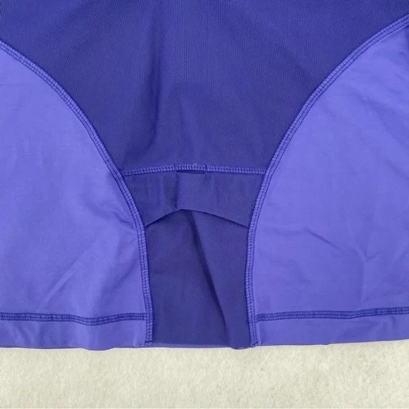 LULULEMON Women’s Athletic Tank Top Crisscross strap back with mesh purple sz 10 - Picture 5 of 10